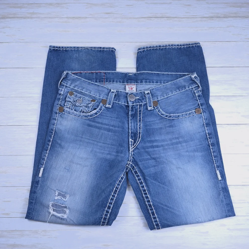 True Religion Men's Blue Jeans - Picture 7 of 7